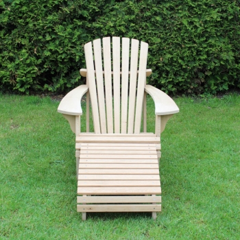 Adirondack Deck Chair -Kalle- mit Footrest