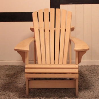 Adirondack Deck Chair -Tamme- mit Footrest
