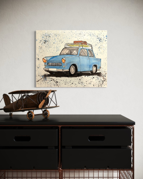 Trabant 601, handgemalt