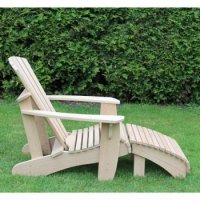 Adirondack Deck Chair -Kalle- mit Footrest