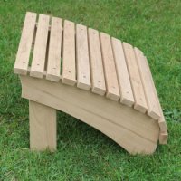 Adirondack Set -Kalle & Kalle- mit Footrest