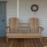 Adirondack -Loveseat- mit Tisch