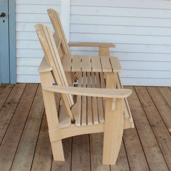 Adirondack -Loveseat- mit Tisch