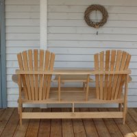 Adirondack -Loveseat- mit Tisch