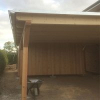 Doppelcarport mit Abstellraum