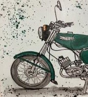 Simson S50, handgemalt