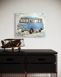 Barkas B1000, handgemalt